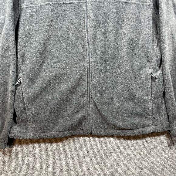 Columbia Fleece Full Zip Sweater Men's XXL Gray Outdoors Casual Activewear - Picture 3 of 10